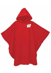 Red Wisconsin Badgers Stadium Poncho