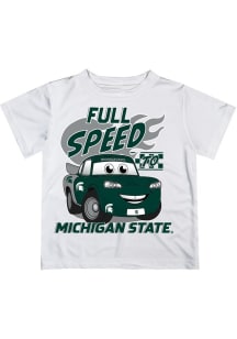 Infant Michigan State Spartans White Vive La Fete Full Speed Short Sleeve T-Shirt