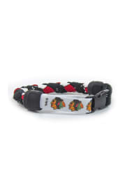 Chicago Blackhawks Hockey Lace Mens Bracelet