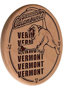 Vermont Catamounts Laser Engraved Sign - Brown