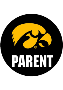 Yellow Iowa Hawkeyes 3&quot; Parent Button