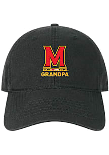 Maryland Terrapins Grandpa EZA Twill Adjustable Hat - Black