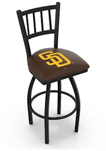 San Diego Padres Swivel Counter Pub Stool - Black