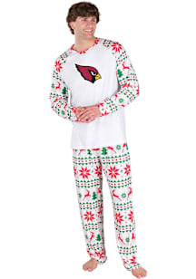 Concepts Sport Arizona Cardinals Mens White Holiday Tidings Sleep Pants