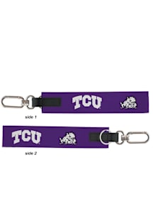 TCU Horned Frogs Oversized KeyStrap Keychain - Purple