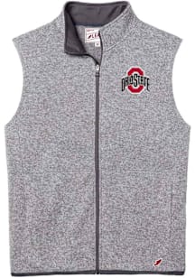 Ohio State Buckeyes Mens Grey Saranac Sleeveless Jacket