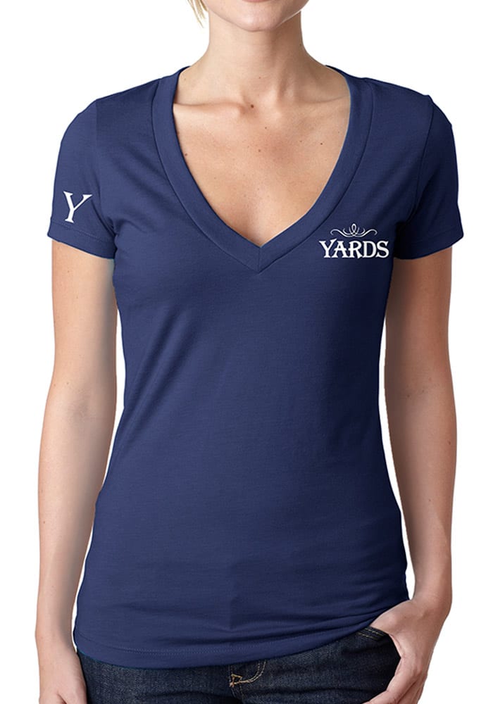 Yards Brewing Philadelphia Womens Navy Short Sleeve T Shirt