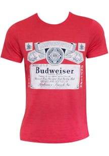 Budweiser Red Logo Short Sleeve Fashion T Shirt