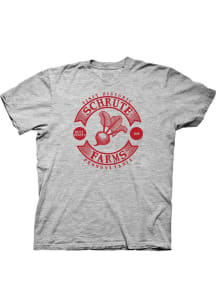 Scranton Grey Schrute Farms Short Sleeve Fashion T Shirt