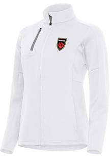 Antigua Phoenix Rising FC Womens White Generation Light Weight Jacket