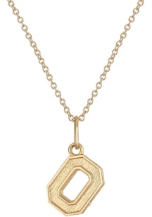 Ohio State Buckeyes Kyle Cavan Charm Womens Necklace - Gold
