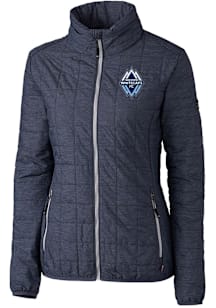 Cutter and Buck Vancouver Whitecaps FC Womens Anthracite Rainier PrimaLoft Heavy Weight Jacket