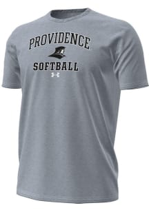 Under Armour Providence Friars Grey Softball Performance Short Sleeve T Shirt