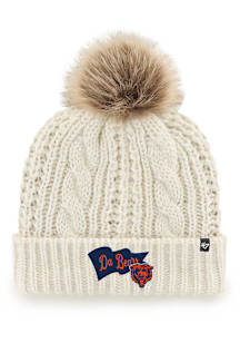 47 Chicago Bears White Wave Banner Meeko Cuff Womens Knit Hat
