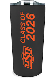 Oklahoma State Cowboys 18oz Class of 2026 Soft Touch Stainless Steel Tumbler - Black