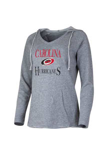 Carolina Hurricanes Womens Grey Mainstream Hooded Sweatshirt