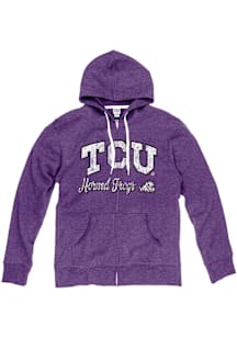 TCU Horned Frogs Womens Purple Laugna Long Sleeve Full Zip Jacket