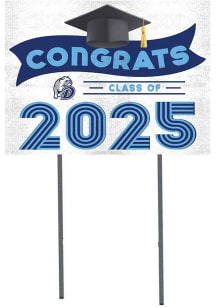 Drake Bulldogs KH Sports Fan 18x24 Yard Sign with Stakes Class of 2025 Yard Sign - White