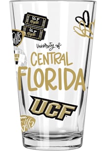 UCF Knights 16oz Pint Glass - Black