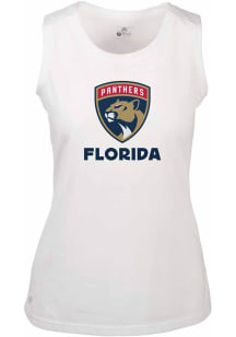 Levelwear Florida Panthers Womens White Macy Home Turf Tank Top