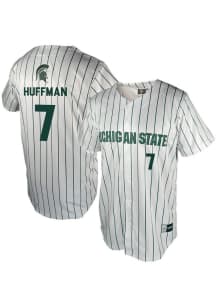 Jaxon Huffman Genuine Collective Mens White Michigan State Spartans NIL Jersey