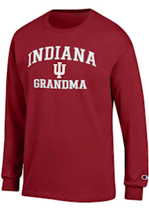 Champion Indiana Hoosiers Crimson Grandma Jersey Long Sleeve T Shirt