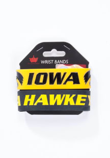 2pk Bulky Bands Iowa Hawkeyes Kids Bracelet - Black