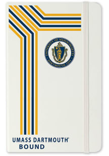 University of Massachusetts Dartmouth School Bound team logo Notebook and Folder - White