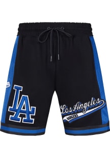 Pro Standard Los Angeles Dodgers Mens Black Script Tail Shorts