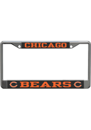 Chicago Bears Carbon License Frame