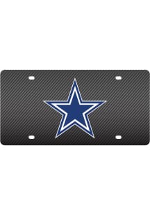 Dallas Cowboys Carbon Car Accessory License Plate