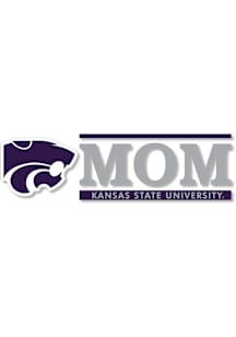 Purple K-State Wildcats 6x2 Mom Decal