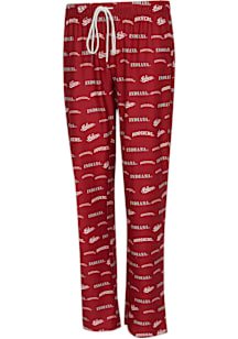 Womens Indiana Hoosiers Crimson Concepts Sport Mosaic Loungewear Sleep Pants