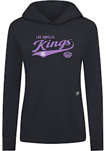 Levelwear Los Angeles Kings Womens Black Relay Glide Hooded Sweatshirt
