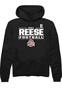 Arvell Reese Ohio State Buckeyes Mens Black Football NIL Stacked Box Player Hood