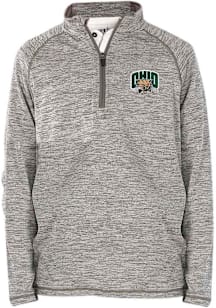 Ohio Bobcats Youth Grey Mathew Long Sleeve Quarter Zip Shirt