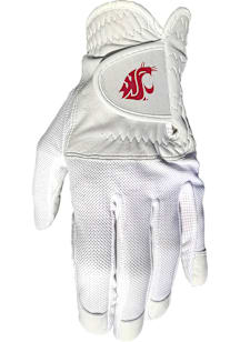 Washington State Cougars White Cool Mesh Golf Gloves