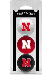 Nebraska Cornhuskers 3 Pack Golf Balls