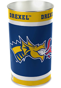Blue Drexel Dragons Logo Tapered Waste Basket