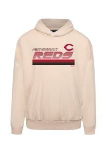 Levelwear Cincinnati Reds Mens Brown Contact Breaker Long Sleeve Hoodie
