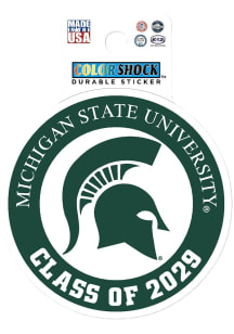 Green Michigan State Spartans 3&quot; Class of 2029 Stickers