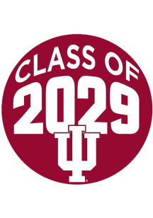 Red Indiana Hoosiers 3&quot; Class of 2029 Button
