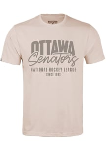 Levelwear Ottawa Senators Tan Richmond Response Short Sleeve T Shirt