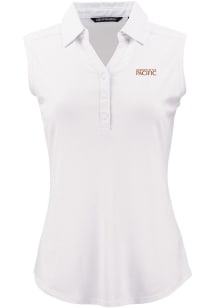Cutter and Buck Pacific Tigers Womens White Forge Eco Polo Shirt