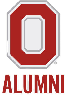 Red Ohio State Buckeyes Alumni Decal