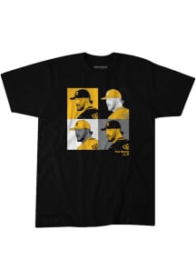 Paul Skenes Pittsburgh Pirates Black Paul Skenes: Collage Panels Short Sleeve Fashion Player T Shi..