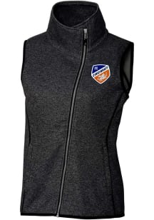 Cutter and Buck FC Cincinnati Womens Charcoal Mainsail Asymmetrical Vest