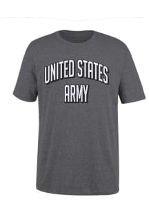 Army Grey Stacked Short Sleeve T Shirt