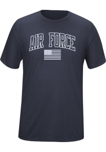 Air Force Navy Blue Flag Short Sleeve T Shirt