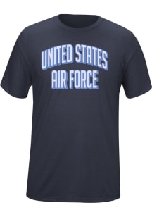 Air Force Navy Blue Stacked Short Sleeve T Shirt